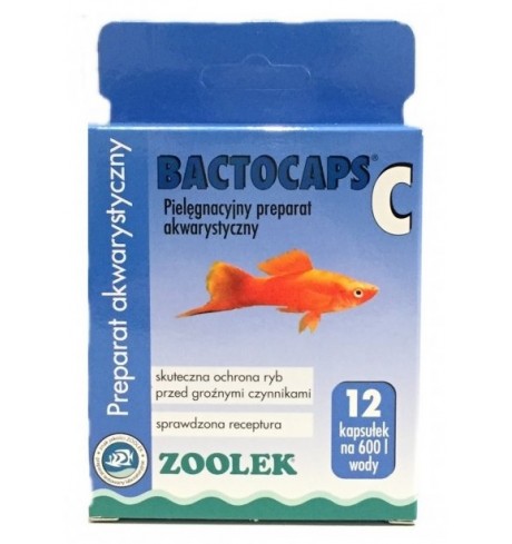 BACTOCAPS C nuo bakterinių infekcijų, 12 kap.